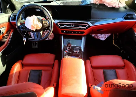 2024 BMW M3 Competition z USA, uszkodzony, nr VIN WBS43AY05RFS14505